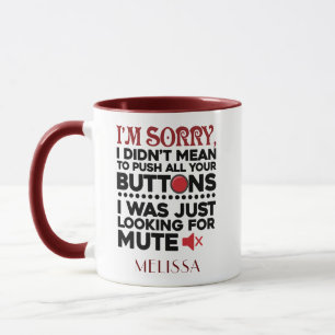 Funny Coworker Birthday Gag Typography Mug