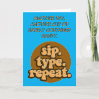 Funny Coworker Gift With Retro Coffee Vibe