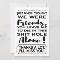 Funny Coworker Leaving Farewell Goodbye Going Away