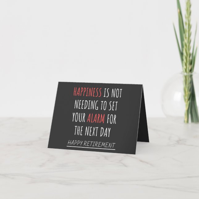 Funny coworker retirement card (Front)