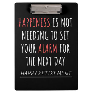Funny coworker retirement clipboard