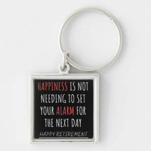 Funny coworker retirement key ring