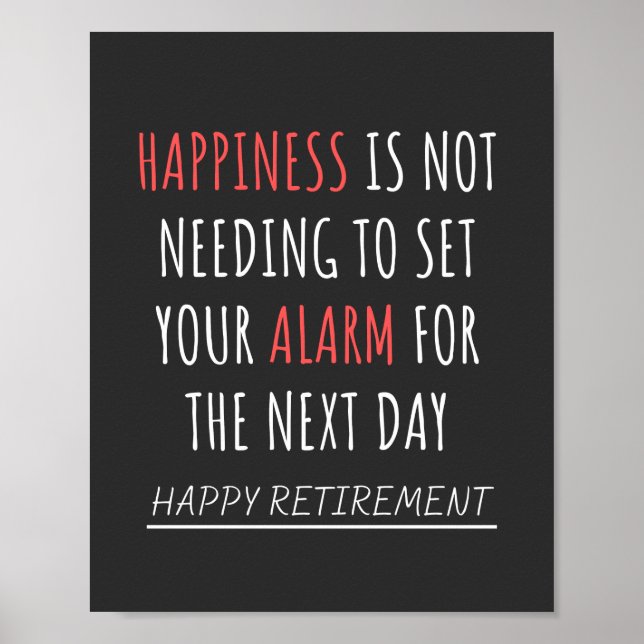Funny coworker retirement poster (Front)