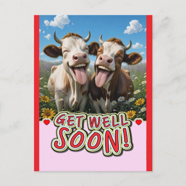 funny cows postcard (Front)