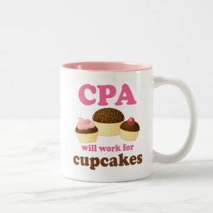 Funny CPA Certified Public Accountant Two-Tone Coffee Mug