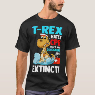 Funny Cpr Instructor First Aid For T care  T-Shirt