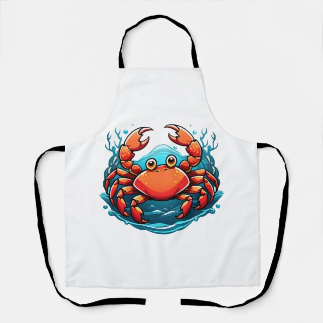 funny-crab apron (Front)