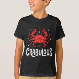 Funny Crab Art For Men Women Kids Crabby Crabbing  T-Shirt