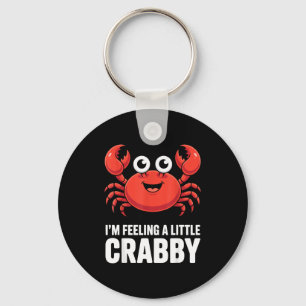 Funny Crab Costume For Men Women Crab Eating Fan C Key Ring