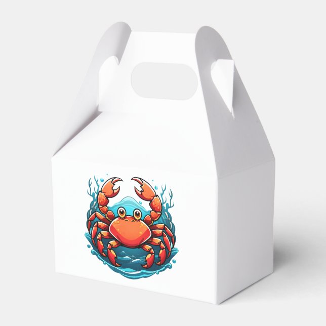funny-crab favour box (Front Side)