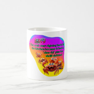 Funny Crab Jokes Coffee Mug