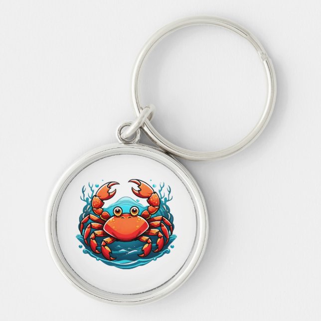 funny-crab key ring (Front)