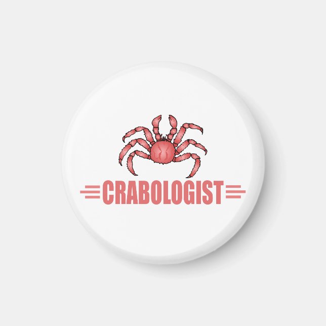 Funny Crab Lover Magnet (Front)