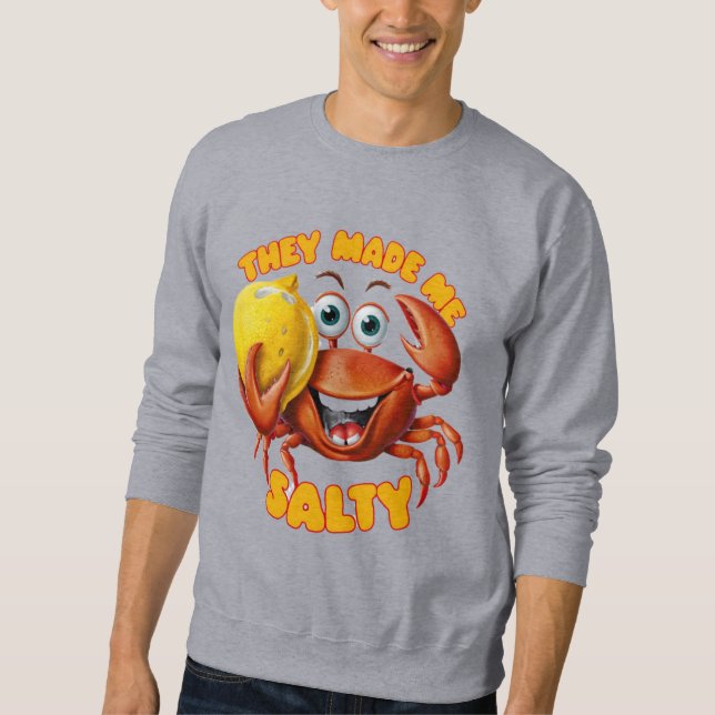 Funny Crab Sweatshirt (Front)