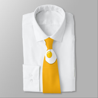 Funny cracked eggs tie