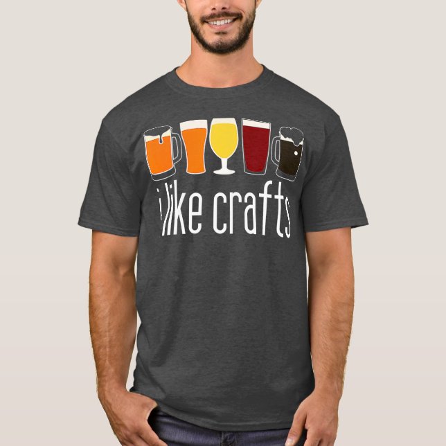 Funny Craft Beer Drinker - Craft Night T-Shirt (Front)