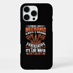 Funny Craftsman Tee Once A Mechanic Always A Mecha iPhone 16 Pro Max Case