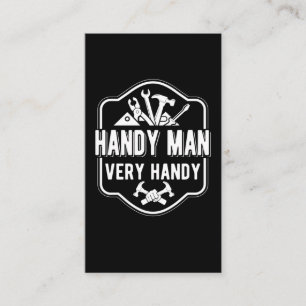 Funny Craftsman Tools Funny Handyman Business Card