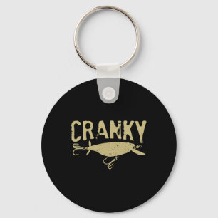Funny Cranky - Crankbait Fishing Lure Humour Fishe Key Ring