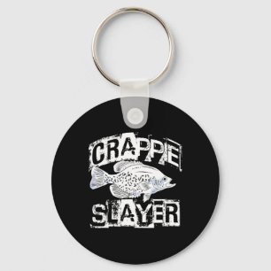 Funny Crappie Fishing Freshwater Fish Gift Men Wom Key Ring