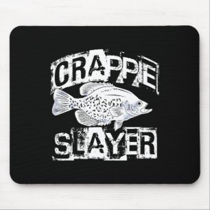 Funny Crappie Fishing Freshwater Fish Gift Men Wom Mouse Pad