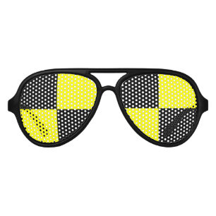 Funny crash test dummy party sunglasses