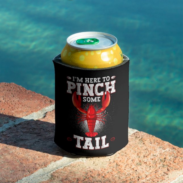 Funny Crawfish Boil, I'm Here To Pinch Some Tail Can Cooler (In Situ Pool)