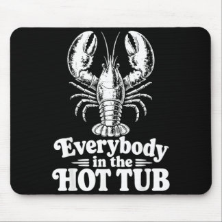 Funny crawfish boil seafood festival cajun  mouse pad
