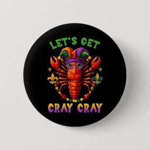 Funny Crawfish Costume Kids Toddler Boys Mens Mard 6 Cm Round Badge