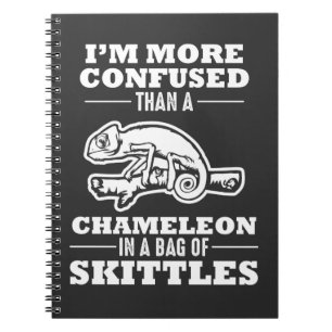 Funny Crawler Pun Chameleon Reptile Lizard Notebook
