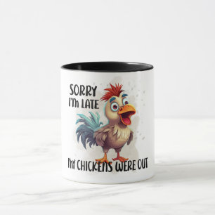 Funny Crazy Chicken Mug