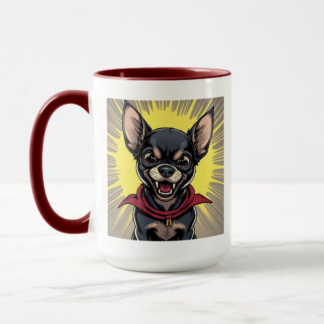 Funny Crazy Chihuahua Quote Mug (Left)