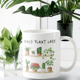 Funny Crazy Plant Lady Gardening Lovers Coffee Mug
