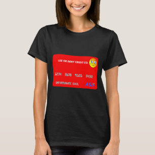 Funny Credit Card Halloween Costume - Used or T-Shirt