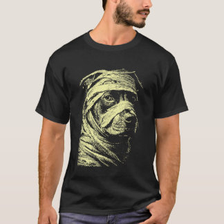 Funny Creepy Cute Pit Bull Spooky Halloween Costum T-Shirt