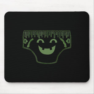 Funny Creepy Pair Of Underwear Face Costume Mouse Pad