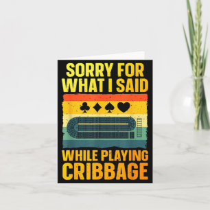 Funny Cribbage Art For Men Women Card Game Cribbag
