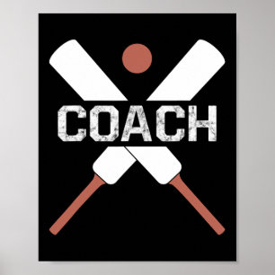 Funny Cricket Coach Shirt Best Coach Gift  Poster