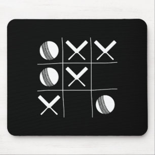 Funny Cricket Joke – Noughts And Crosses Tic-tac-t Mouse Pad