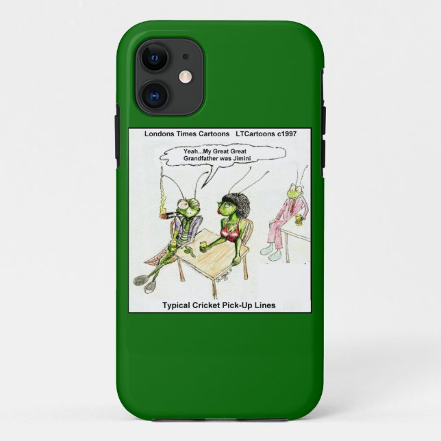 Funny Cricket Pick-Up Lines iPhone 5 Case (Back)