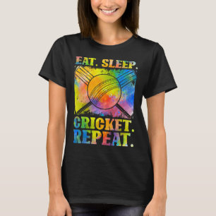 Funny Cricket Repetiion Field Sports For Ll Player T-Shirt