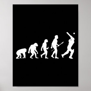 Funny Cricket Shirts For Men Women Kids Cricket Ev Poster