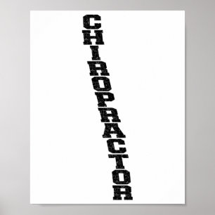 Funny Cricket Spine Chiropractor For Ck Pain Relie Poster