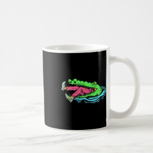 Funny Croc Hunter Hunting Season Crocodile Hunting Coffee Mug