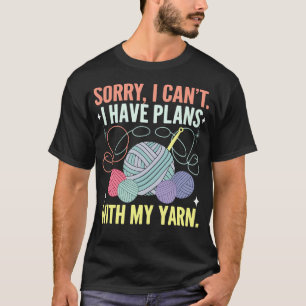 Funny Crochet Lover Knitting Yarn Crocheter Design T-Shirt