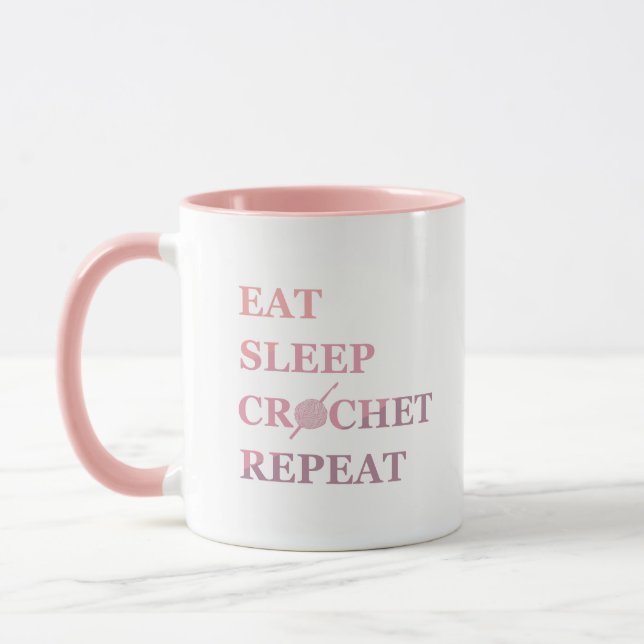Funny crochet quote mug (Left)
