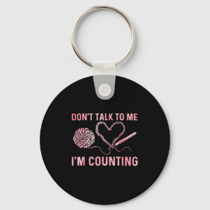 Funny Crocheting Art For Men Women Crocheter Croch Key Ring