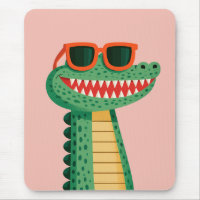 Funny Crocodile Sunglasses Cute Cartoon Animal