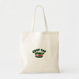 Funny Crop Top Pun Veggie Garden Roots Tote Bag