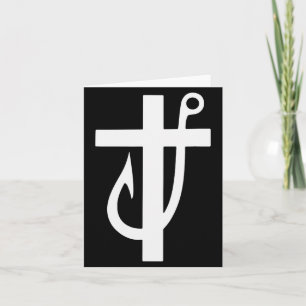 Funny Cross Christian - Jesus Made Me A Fisherman  Card